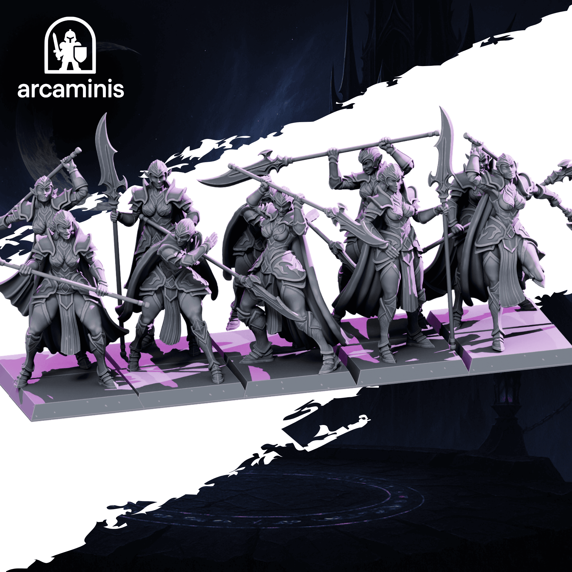 Female Dark Elf Glaive Unit  #5