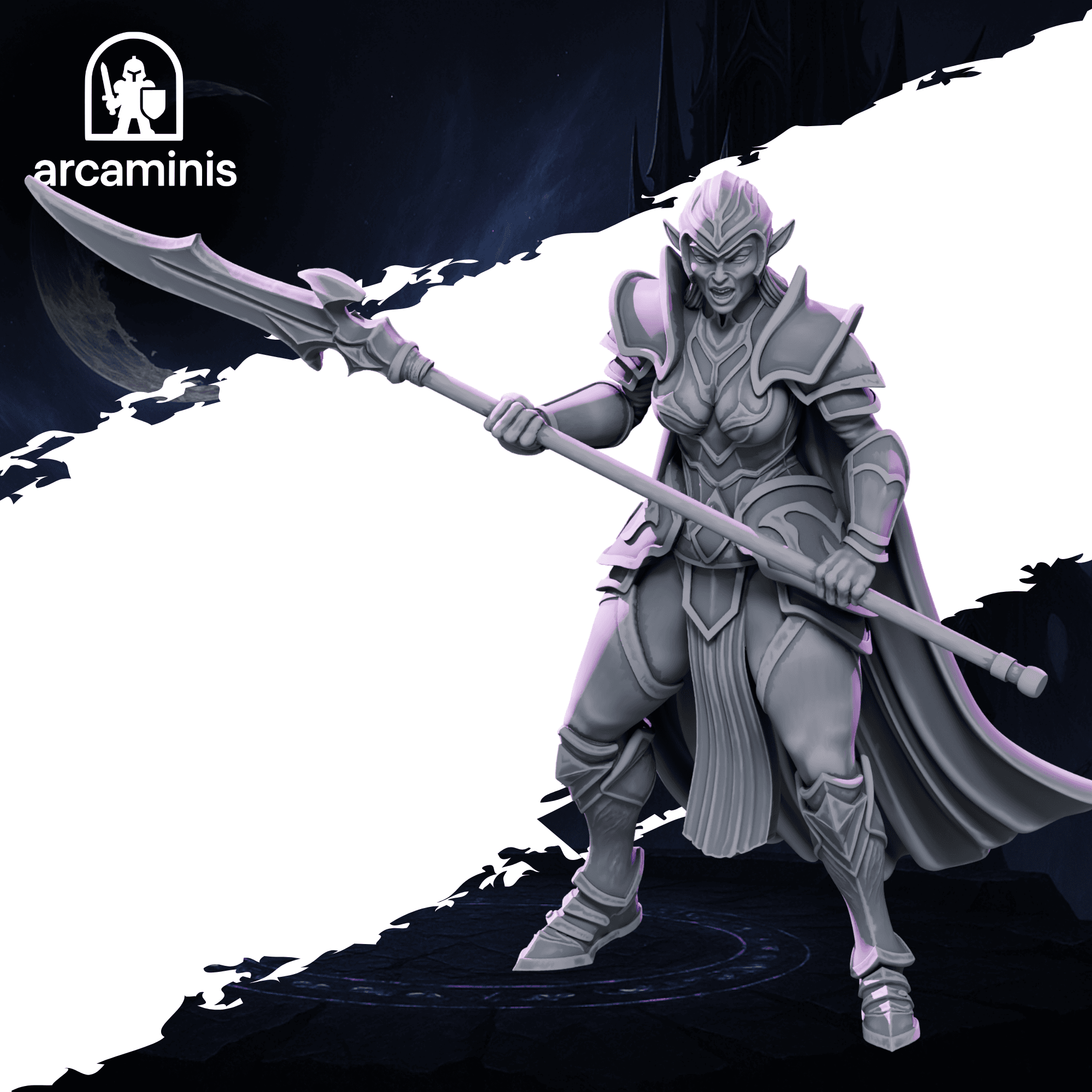 Female Dark Elf Glaive Unit  #7