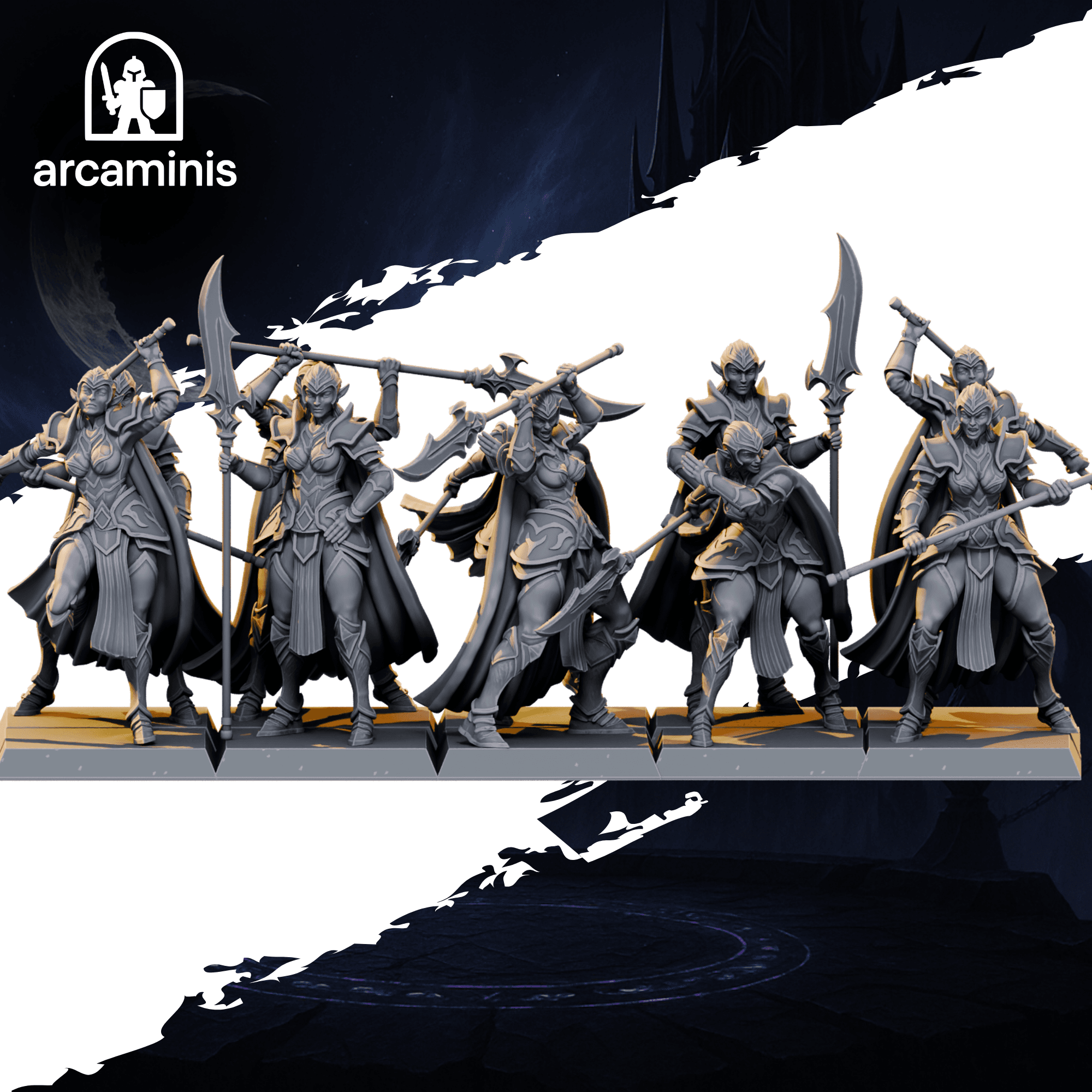 Female Dark Elf Glaive Unit  #4